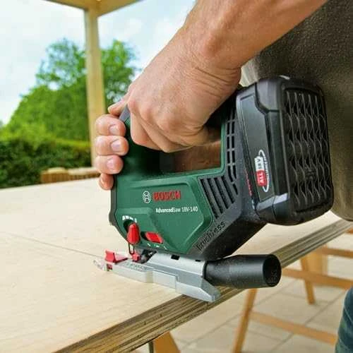 Akumuliatorinis siaurapjūklis Bosch  Advanced Saw 18V-140, 18 V, be akumuliatoriaus ir kroviklio