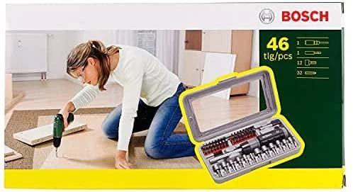 Bosch titano atsukimo rinkinys 46 vnt.