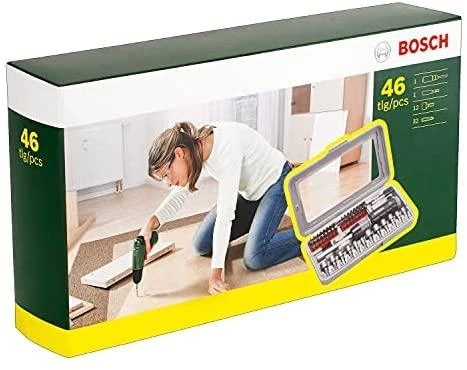 Bosch titano atsukimo rinkinys 46 vnt.