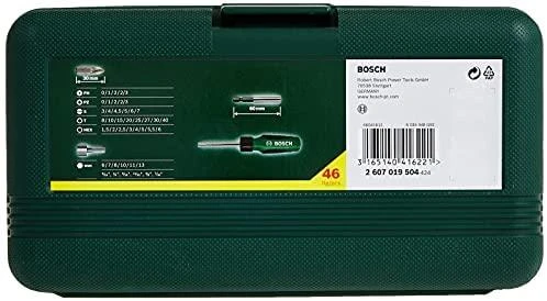 Bosch titano atsukimo rinkinys 46 vnt.