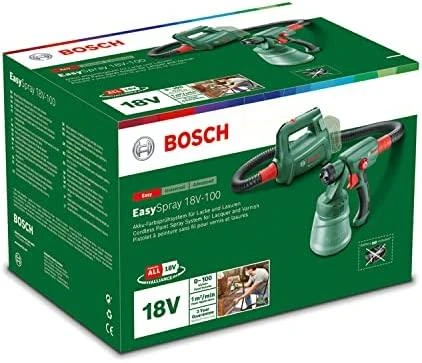 Bosch Akumuliatorinis dažų pulverizatorius EasySpray 18V-100 be akumuliatoriaus ir kroviklio