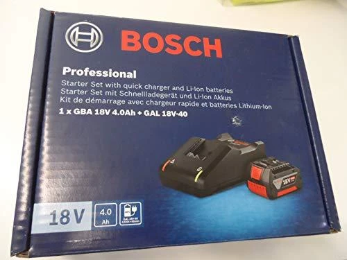 Bosch akumuliatorius GBA 18V 4.0AH +  kroviklis GAL 18V-40 1600A01B9Y