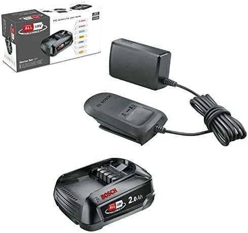 Bosch akumuliatoriaus ir kroviklio rinkinys 18V (2Ah;2A)