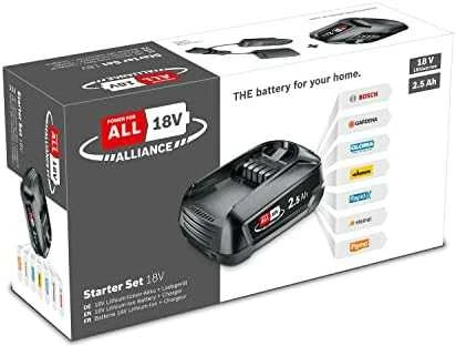 Bosch akumuliatoriaus ir kroviklio rinkinys 18V (2Ah;2A)