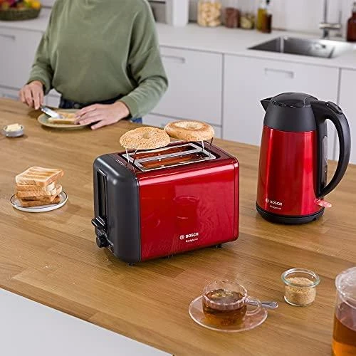 Bosch TAT4P424 Kompaktinis skrudintuvas, DesignLine, Raudona