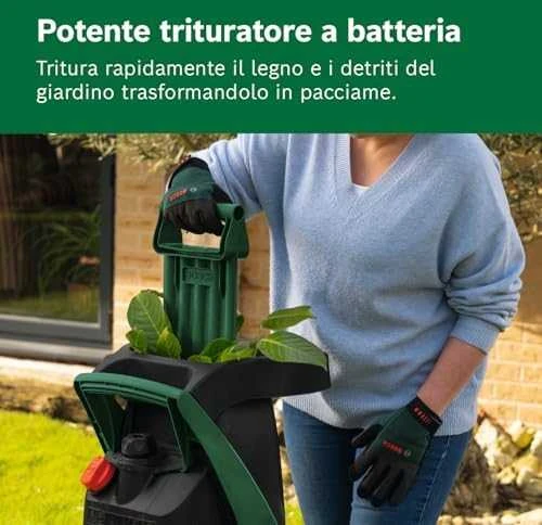 Bosch UniversalShredder2x18V-25 Šakų smulkintuvas,2x4Ah