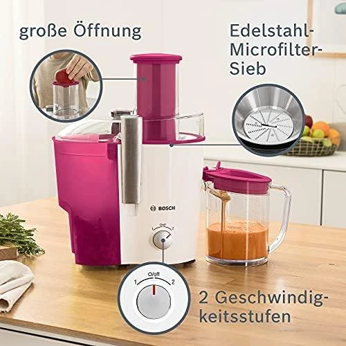 Sulčiaspaudė Bosch Siemens Juicer BOSCH MES 25C0 (700W, baltos spalvos)