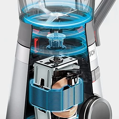 Kokteilinė Bosch MMB6382M, Juodos/Sidabrinės spalvos