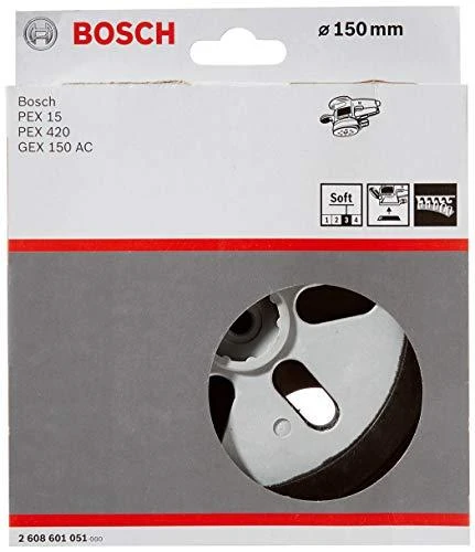 Bosch Guminis šlifavimo diskas minkštas,D 150 mm,1 vnt.
