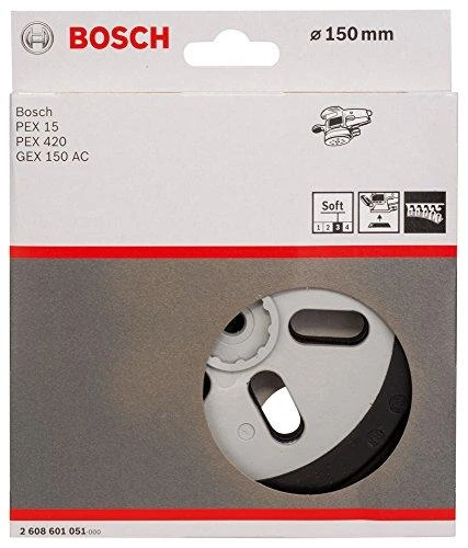 Bosch Guminis šlifavimo diskas minkštas,D 150 mm,1 vnt.