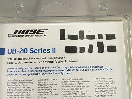 Bose® UB-20 Series II sieninis/lubų laikiklis