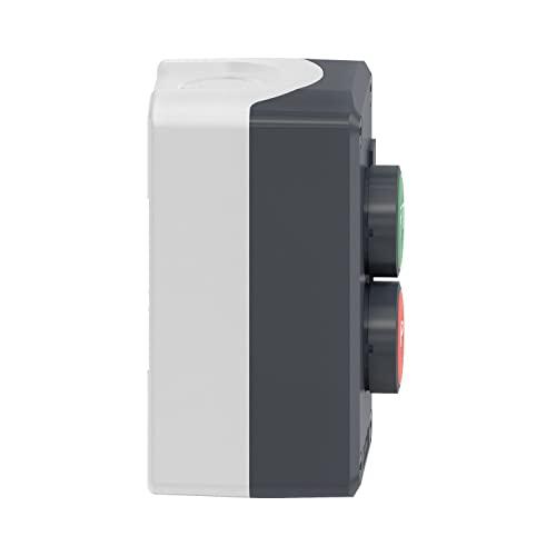Schneider Electric 2 skylių START/STOP valdymo dėžutė, pilka IP65 XALD215