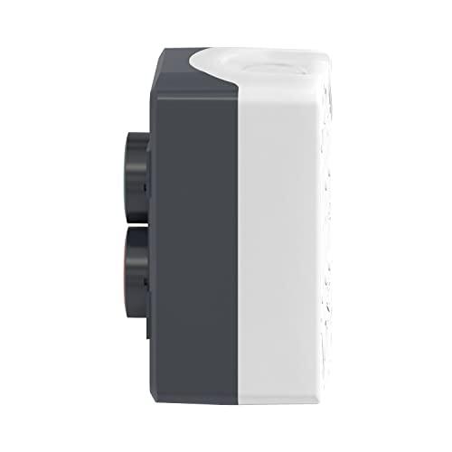 Schneider Electric 2 skylių START/STOP valdymo dėžutė, pilka IP65 XALD215