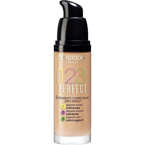 BOURJOIS Paris 123 Perfect skystas makiažo pagrindas, atspalvis: 53 rusvai gelsvas Clair, 30 ml