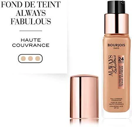 makiažo pagrindas Bourjois Always Fabulous 24h Foundation 400-Rose rusvai gelsvas