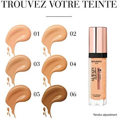 Bourjois Always Fabulous 24HRS Extreme Resist Maskuoklis 100 Ivory 6 ml