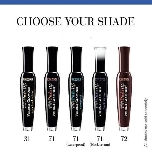 "Bourjois Volume Glamour Push Up" blakstienų tušas "Ultra Juodas