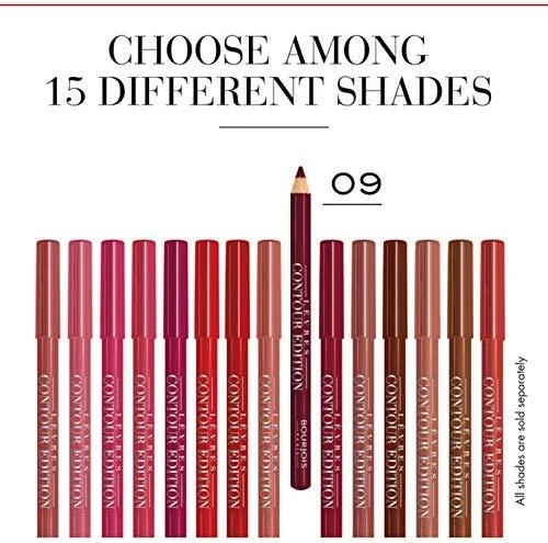 Lūpų kontūro pieštukas Bourjois Levres Contour Edition 1.4 g, 09 Plum It Up!