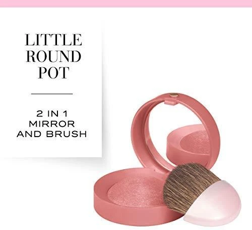 "Bourjois" mažasis apvalus indelis skaistalų 74 Rosa Ambré