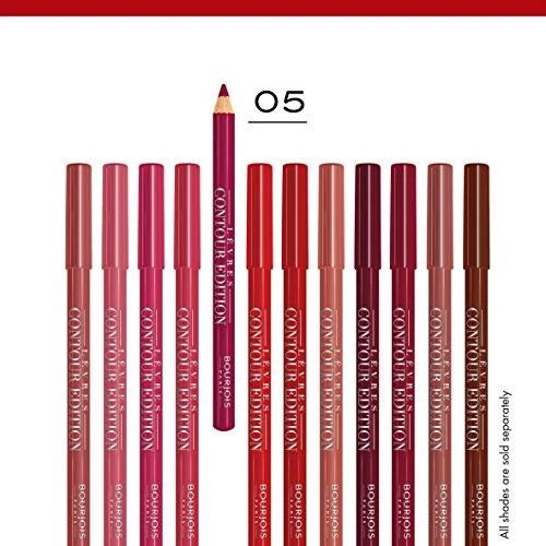 BOURJOIS Paris LÈVRES CONTOUR EDITION Lūpų Pieštukas Moterims 1,14 g, 05 BERRY MUCH
