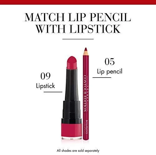 BOURJOIS Paris Rouge Velvet Lūpų dažai Moterims 2,4 g, 09 FUCHSIA BOTTÉ