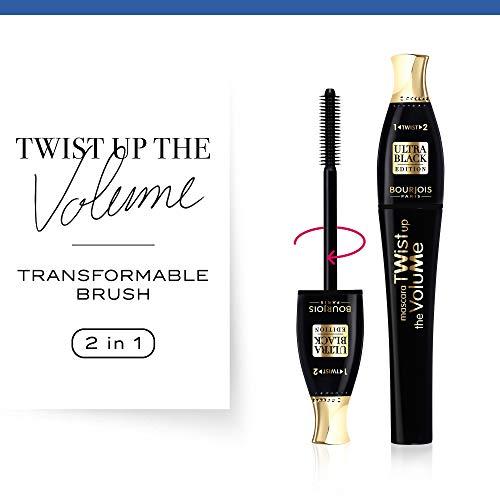 Bourjois Twist Up The Volume Blakstienų tušas Ultra Juodas