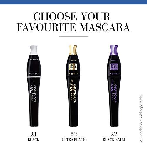 Bourjois Twist Up The Volume Blakstienų tušas Ultra Juodas