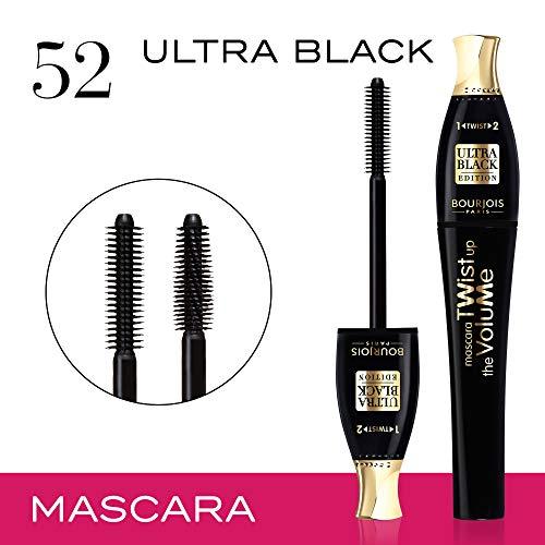 Bourjois Twist Up The Volume Blakstienų tušas Ultra Juodas