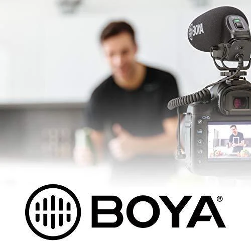 Mikrofonas BOYA 65-18000 HZ, 6.3 mm stereo adapteris, juodas / BY-M1 / BOYA10003