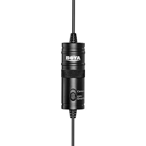 Mikrofonas BOYA 65-18000 HZ, 6.3 mm stereo adapteris, juodas / BY-M1 / BOYA10003