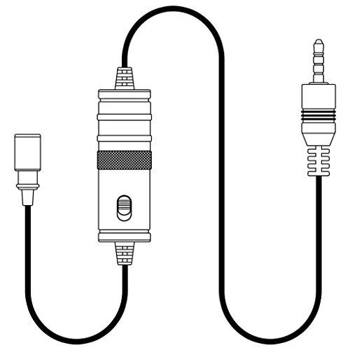 Mikrofonas BOYA 65-18000 HZ, 6.3 mm stereo adapteris, juodas / BY-M1 / BOYA10003
