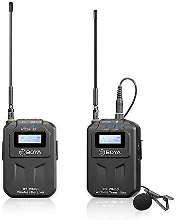 Boya uhf bevielio mikrofono sistema