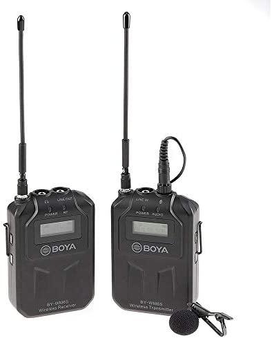 Boya uhf bevielio mikrofono sistema