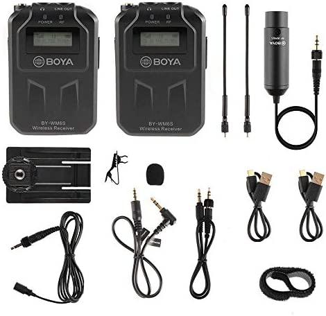 Boya uhf bevielio mikrofono sistema