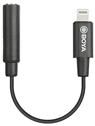 BOYA BY-K3 adapteris su Lightning jungtimi