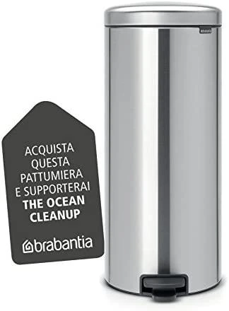 Brabantia Šiukšlių dėžė, NewIcon 30L - Matt Steel