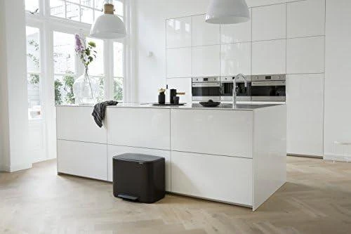Brabantia Šiukšlių dėžė su pedalu, Bo 11+23L - Matt Juodas
