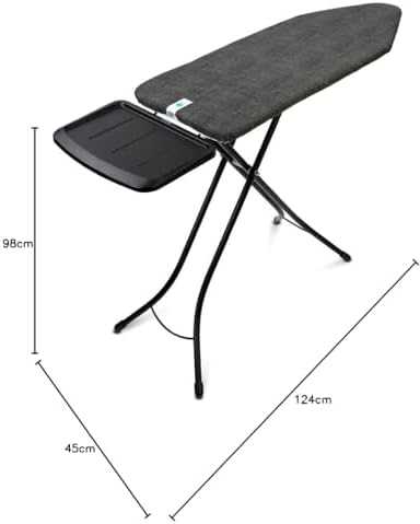 Brabantia Lyginimo lenta C 124x45 cm - Denim Juodas