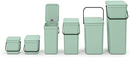 Brabantia Sort & Go Waste Bin Jade Žalias 3 L