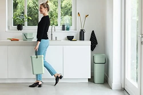 Brabantia atkritumu tvertne Sort&Go, 6l, jade žalias