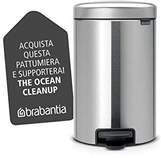 Šiukšliadėžė Brabantia 12 L, 11 20 41 satino
