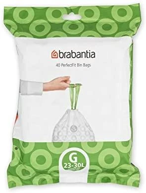 Brabantia Šiukšlių maišeliai G 23-30 l (dalytuve 40 maišelių)