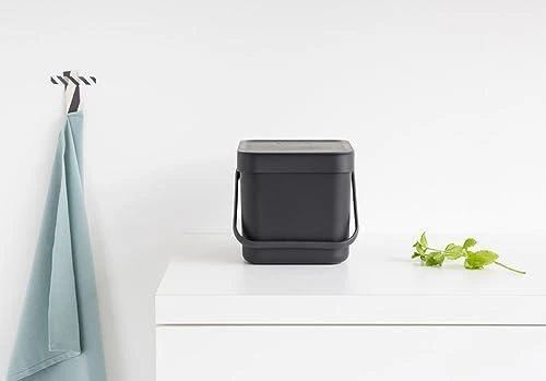 Brabantia atkritumu tvertne Sort&Go, 6l, pilkas