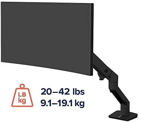 Laikiklis Ergotron - HX Desk Monitorius Arm - matte juodas