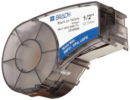 Brady Juodas on Geltona 6,4m x 12,7mm