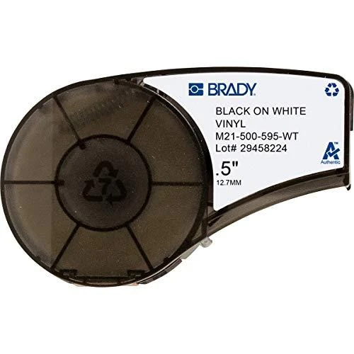 Brady Juodas on Baltas 6,4m x 19,05mm
