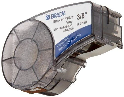 Brady Juodas on Geltona 6,4m x 9,53mm