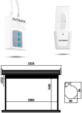 Projektorius Overmax Automatic Screen 120