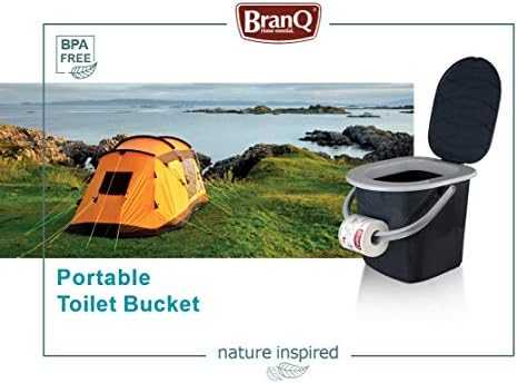 Toaleta „BranQ“ 15,5 l kibirinis kelioninis tualetas