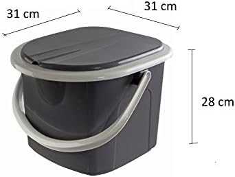 Toaleta „BranQ“ 15,5 l kibirinis kelioninis tualetas